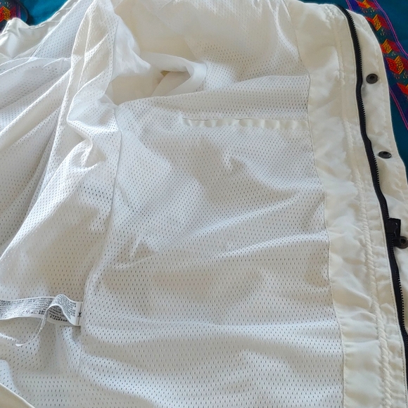 Men's Hooded Windbreaker, Forever21, White in Large - Picture 11 of 15